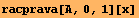 racprava[A, 0, 1][x]