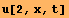 u[2, x, t]