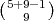(     )
 5+99-1