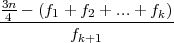 34n--(f1-+-f2 +-...+-fk)-
        fk+1