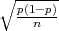   ------
∘ p(1-p)
    n