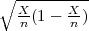 ∘ -X-----X--
   n(1 - n-)