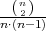    n
n⋅((n2-)1)