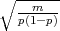 ∘ ------
  p(m1-p)